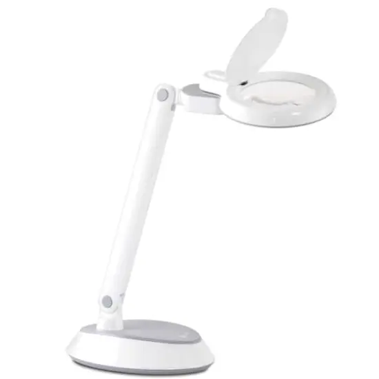 Ottlite Space-Saving LED Magnifier Desk Lamp {1}