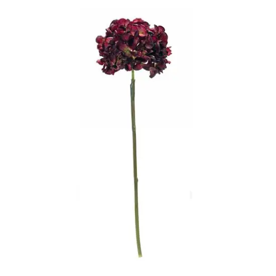 22.75" Deep Red Hydrangea Flower Stems, 6ct. {3}