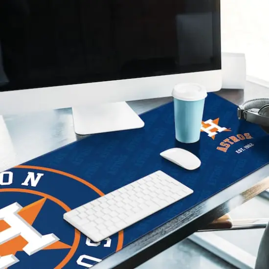 MLB Logo Series Desk Pad Houston Astros {5}