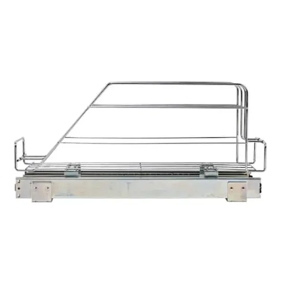 Household Essentials Glidez Chrome-Plated Steel Slide-Out Storage Organizer {1}