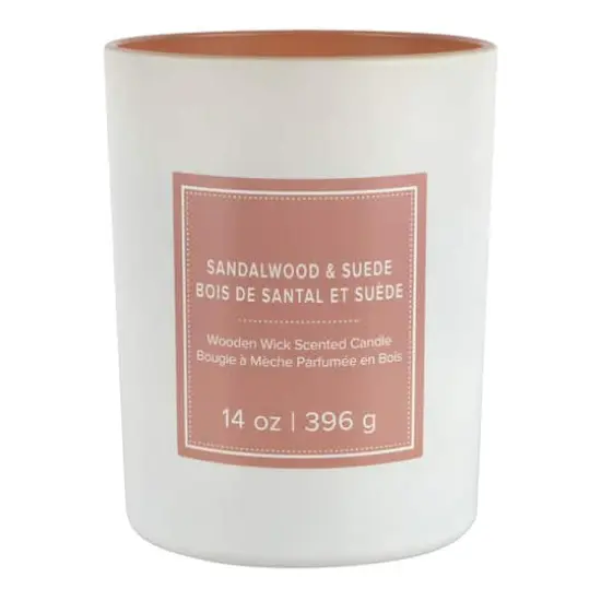 14oz. Wooden Wick Scented Candle by Ashland&reg; Sandalwood and Suede {1}