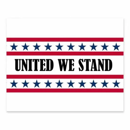 10" United We Stand Tabletop Canvas {1}