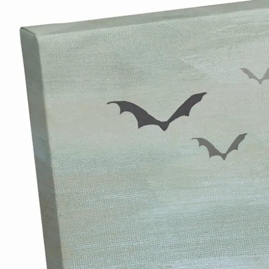 Flower Field Ghost Canvas Wall Art {4}