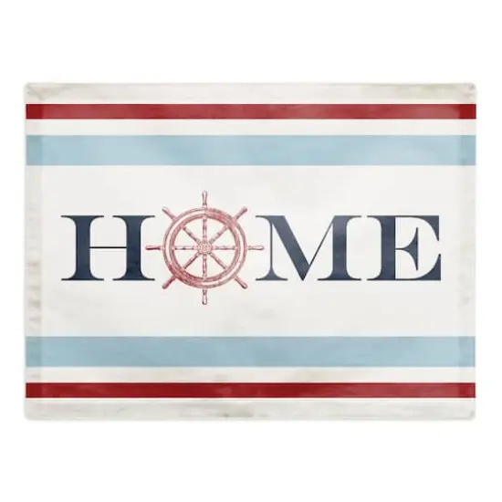 18" Home Captain Wheel Poly Twill Placemat {1}
