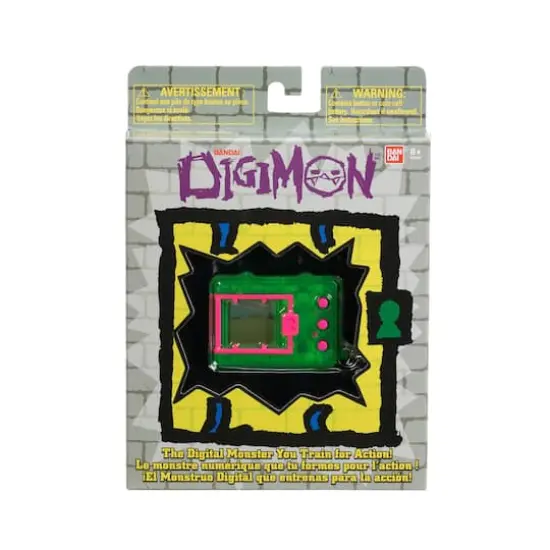 Bandai Translucent Neon Green Digimon Original Virtual Pet {5}