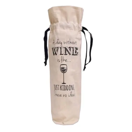 Personality Case&trade; Day Without Canvas Wine Bag {1}