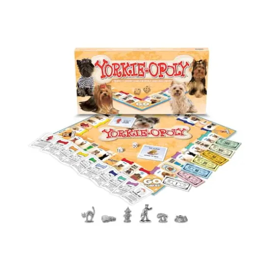Late For The Sky Yorkie-Opoly&trade; Board Game {1}