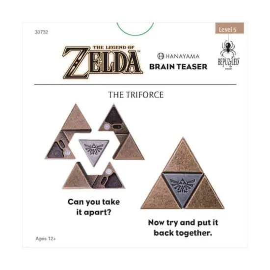 Hanayama Level 5 Cast Puzzle - The Legend of Zelda: The Triforce {7}
