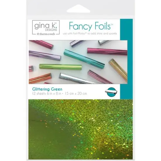 Therm O Web Gina K Designs&trade; Fancy Foils&trade; Glittering Green {1}
