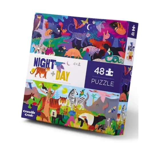 Opposites - Night & Day Floor Puzzle 48 Pcs {1}