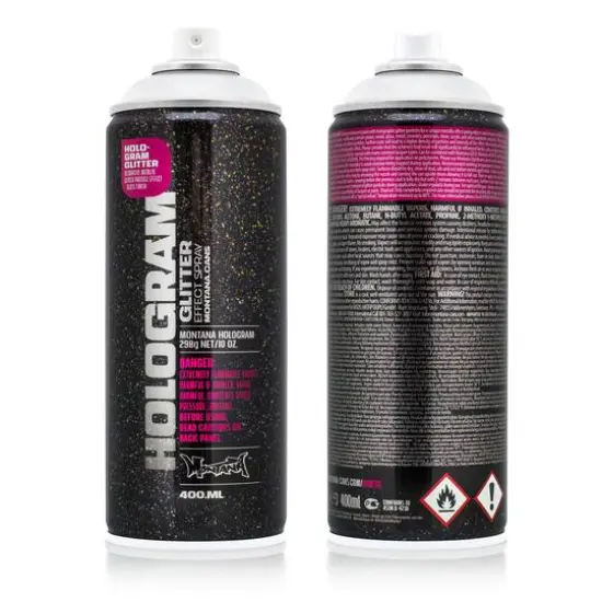 Montana Hologram Glitter Effect Spray Paint {7}