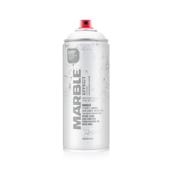 Montana&trade; Cans 400mL MARBLE Effect Spray Paint White {1}