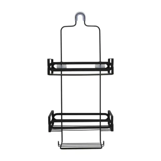 Elle D&eacute;cor Noir Black Shower Caddy {7}