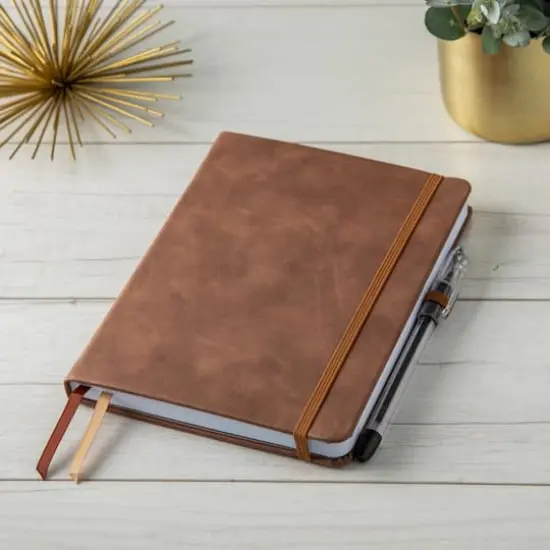Brown Premium Hardcover Dot Journal, 6" x 8" by Artist's Loft&trade; {5}