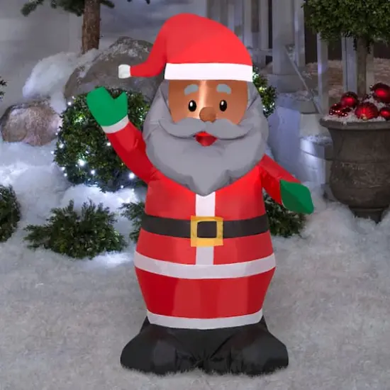 Airblown&reg; 3.5ft. Christmas Inflatable Santa {3}