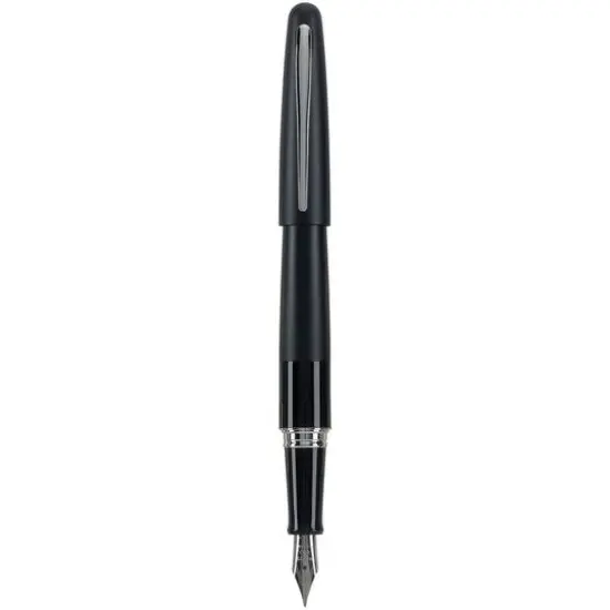 Pilot MR Collection Metropolitan Black Boxed Medium Fountain Point Black Ink Pen {2}