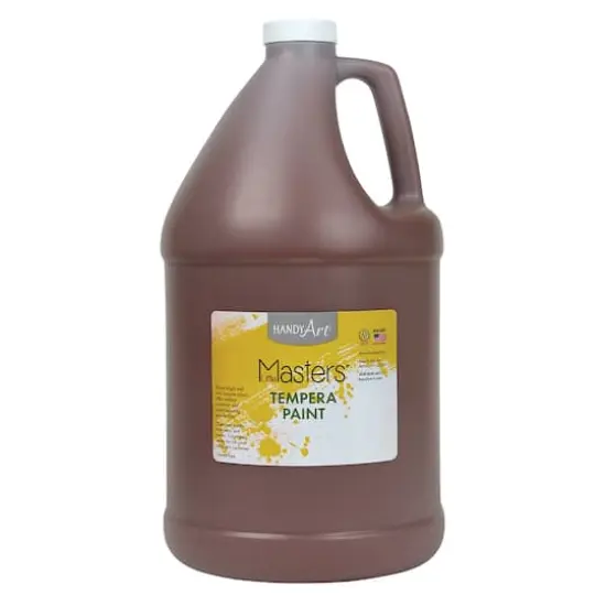Handy Art&reg; Little Masters&reg; Tempera Paint Gallon, 2ct. Brown {4}