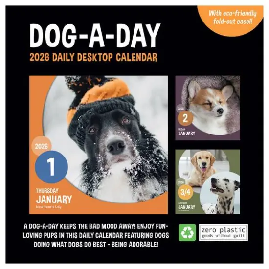 2026 Dog A Day Daily Desktop Calendar {7}