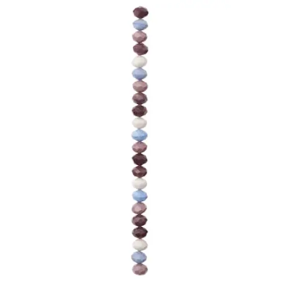 Multicolor Amethyst Glass Faceted Rondelle Beads, 10mm by Bead Landing™ {4}