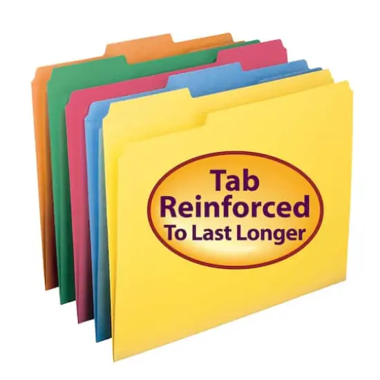Smead&reg; Reinforced Tab File Folders, 100ct. {3}