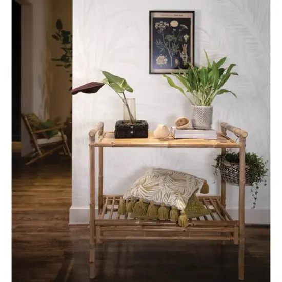 Hello Honey&reg; 7" Black & Cream Hand-Stamped Pattern Stoneware Pot & Saucer Set {8}