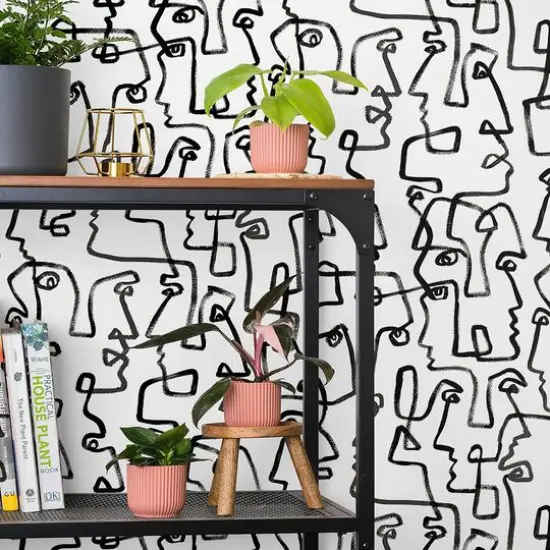 Surface Style Gestures Peel & Stick Wallpaper Ink {7}