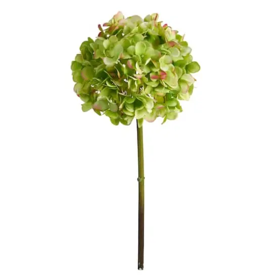 Green Hydrangea Artificial Flower Stem, 3ct. {1}