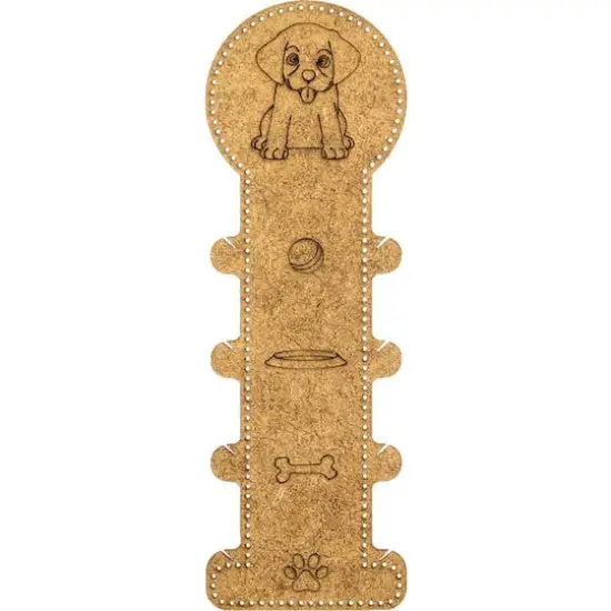Wonderland Crafts Dog Embroidery Blank Wood Organizer {5}