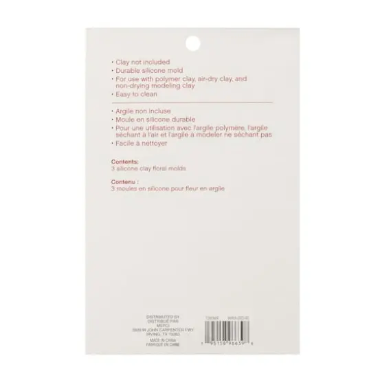 Floral Clay Molds by Craft Smart&reg; {4}