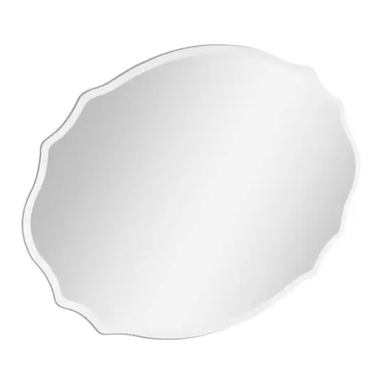 16" x 24" Oval Frameless Decorative Mirror by Ashland&reg; {5}