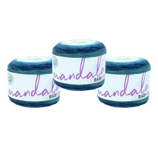 3 Pack Lion Brand&reg; Mandala Baby&reg; Yarn Echo Caves {1}