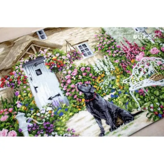 Luca-s The Cottage Garden Counted Cross Stitch Kit {4}