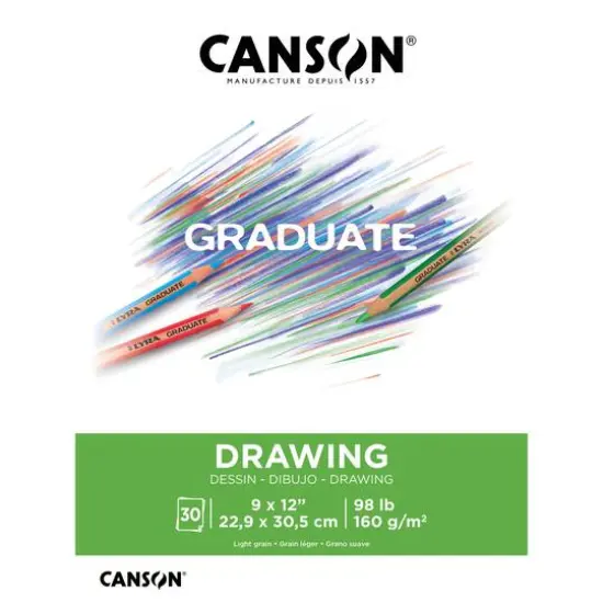 Canson&reg; Graduate Foldover Drawing Pad, 9" x 12" {1}