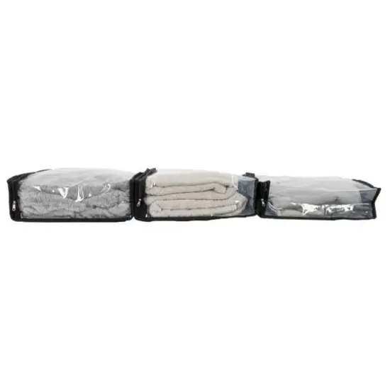 Household Essentials Under Bed Storage Bag Set Black {8}