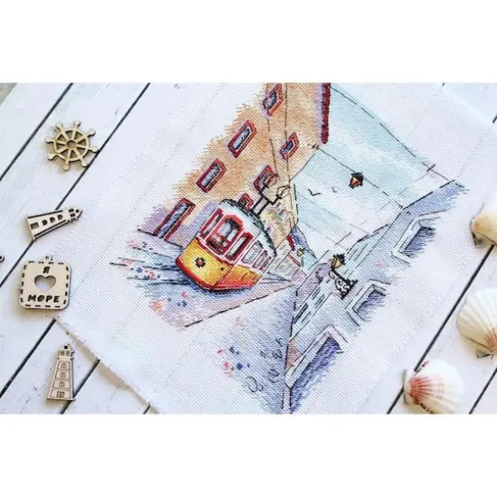 MP Studia South Street Cross Stitch Kit {4}