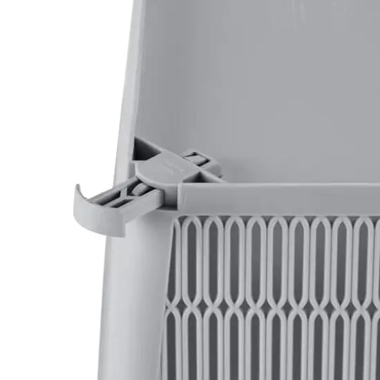 Simplify Slide 2 Stack It Small Storage Tote Baskets, 2ct. Gray {6}