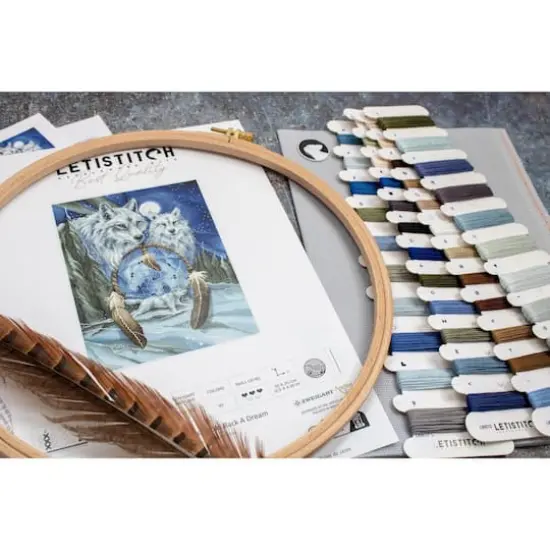 LetiStitch Nothing Can Hold Back A Dream Counted Cross Stitch Kit {6}