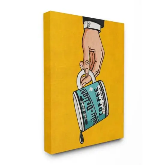 Stupell Industries Drip Coffee Cup Vintage Wall Canvas {1}