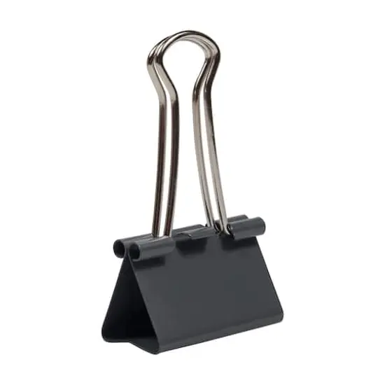 JAM Paper 1.25" Binder Clips, 15ct. Gray {5}
