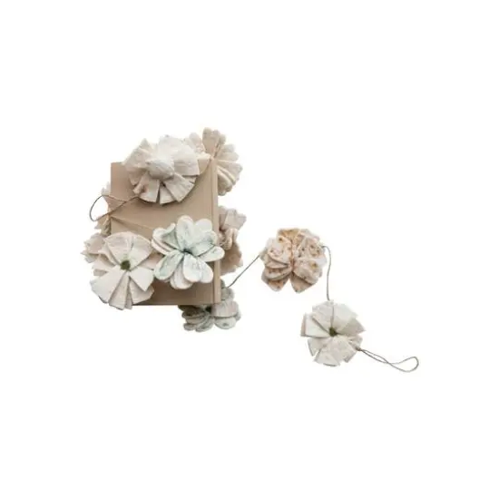 Hello Honey® 6ft. Marbled Multicolor Handmade Wool Felt Flower Garland {1}