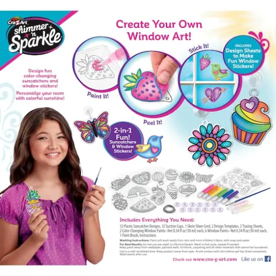 Cra-Z-Art&reg; Shimmer 'n Sparkle Color Change Window Art {8}