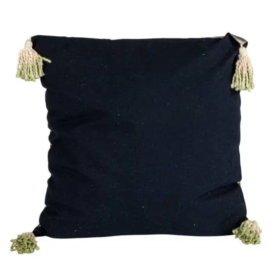 Hello Honey&reg; Aqua Serenity Velvet Tassel Pillow {8}