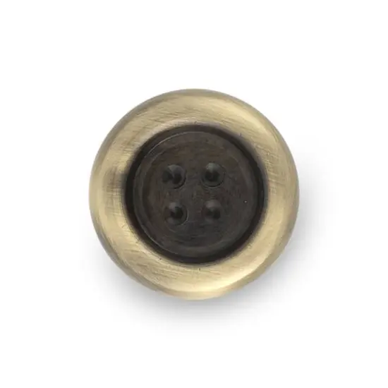Dritz&reg; Antique Brass Button Knob {1}