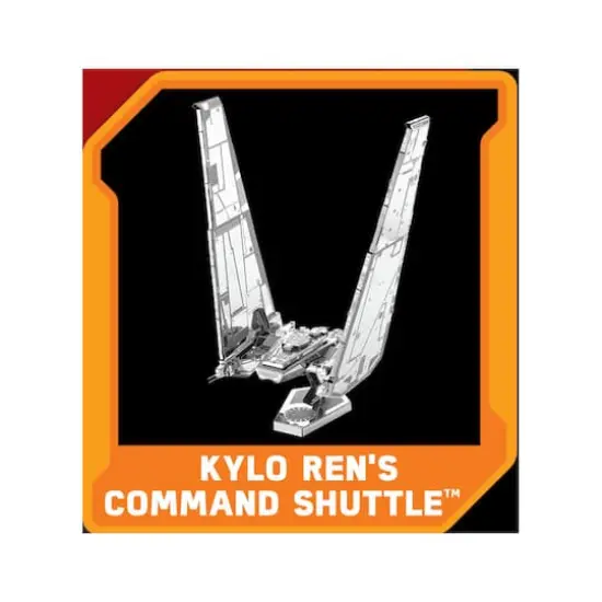 Metal Earth 3D Metal Model Kit - Star Wars Episode 7 Kylo Ren's Command Shuttle {3}