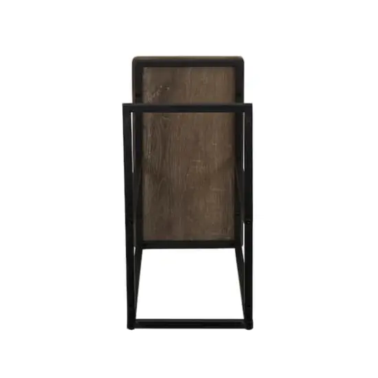 Household Essentials 25" Jamestown C-Shaped End Table Ashwood {13}