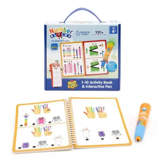 Educational Insights&reg; Hot Dots Numberblocks 1-10 Activity Book {3}