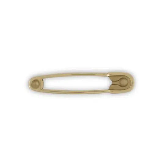 Dritz&reg; Bright Brass Safety Pin Cabinet Pull {1}