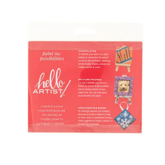 Hello, Artist! Mini Canvas With Easel Party Pack, 4ct. {10}