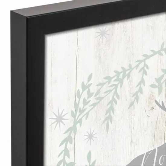 Noel Deer 11x14 Black Framed Canvas {4}