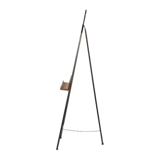 Black Iron Industrial Easel, 52" x 16" x 18" {4}
